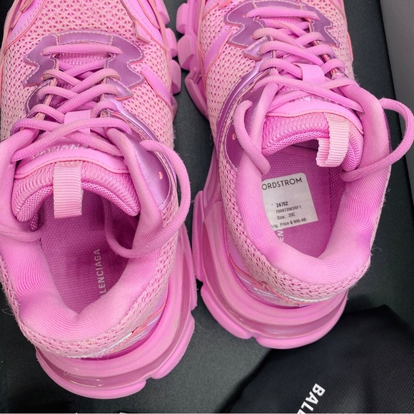Balenciaga Women’s Track.3 Sneakers SIZE 9 Pink NWB AUTHENTIC - Picture 7 of 13